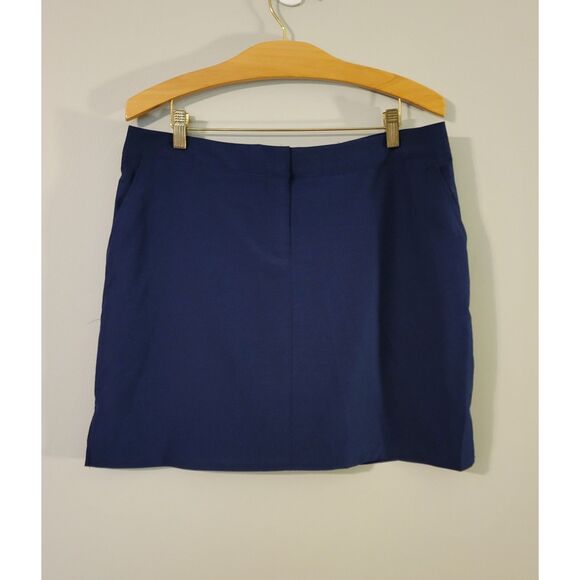 Izod Golf Navy Swing Flex Skirt/Skort With Pockets Size 10 - Picture 1 of 6